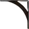 Ekena Millwork Legacy Steel Bracket, Antiqued Bronze 2"W x 10"D x 10"H BKTM02X10X10LEABZ - alternate 2